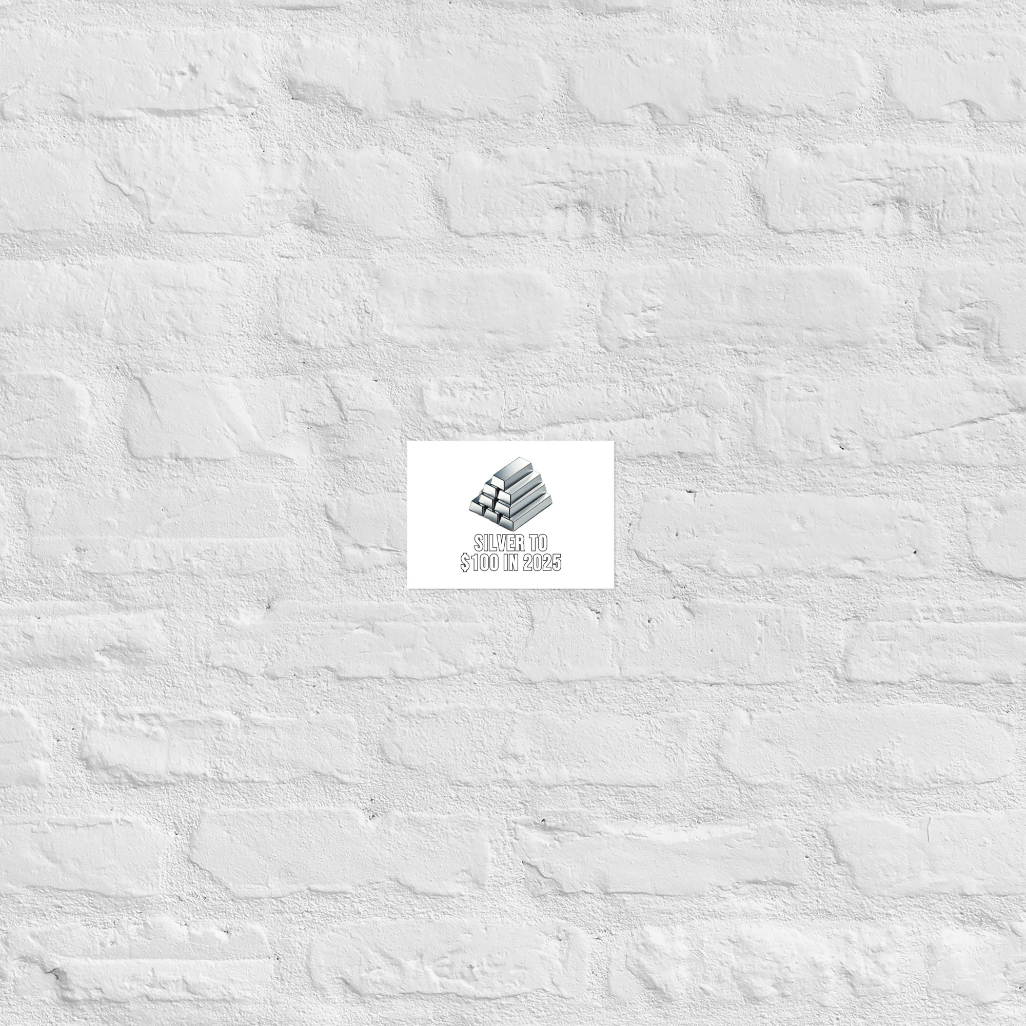 "Silver To $100 In 2025" Poster - Image 15