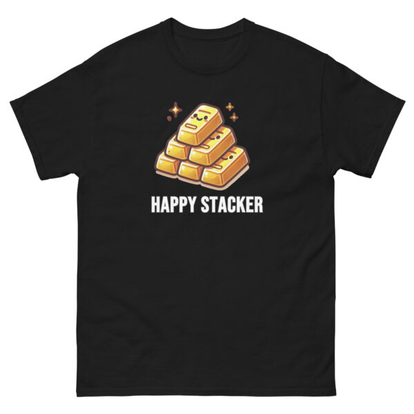 "Happy Stacker" Price Point T-Shirt - Image 13