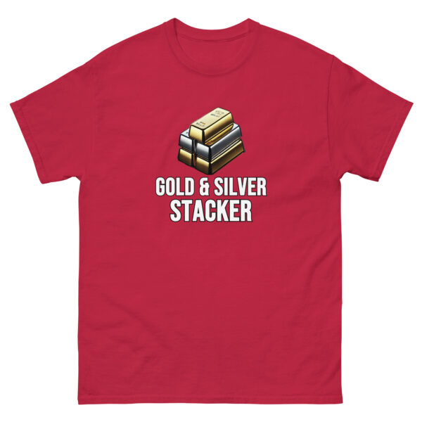 "Gold Silver Stacker" Price Point T-Shirt - Image 6