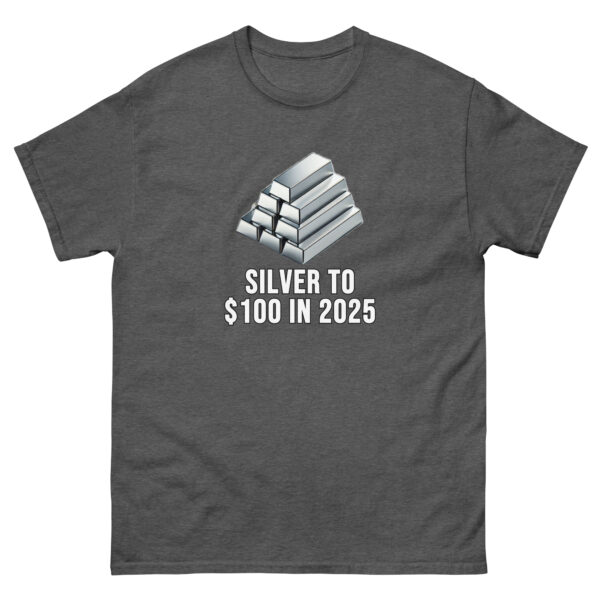 "Silver to $100 in 2025" Price Point T-Shirt - Image 8