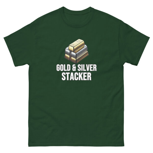 "Gold Silver Stacker" Price Point T-Shirt - Image 5