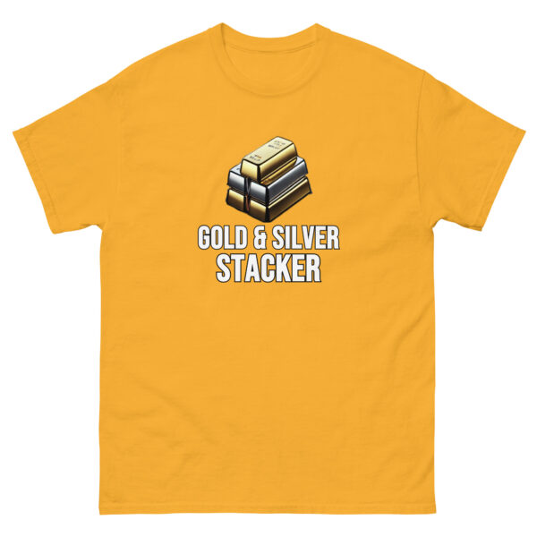 "Gold Silver Stacker" Price Point T-Shirt - Image 13