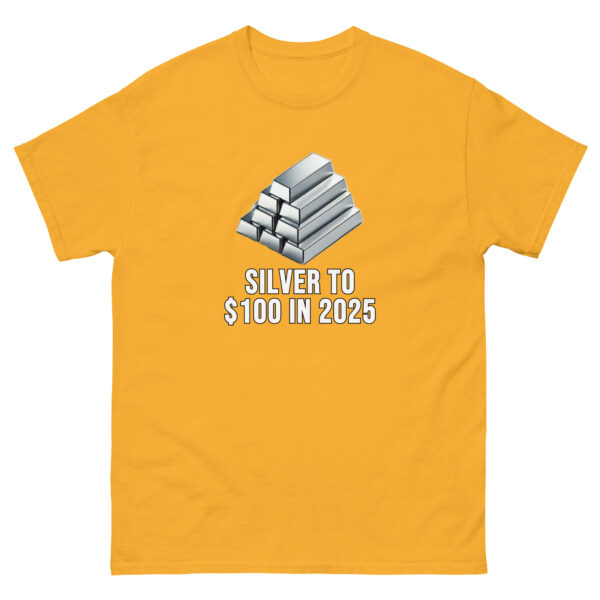 "Silver to $100 in 2025" Price Point T-Shirt - Image 13