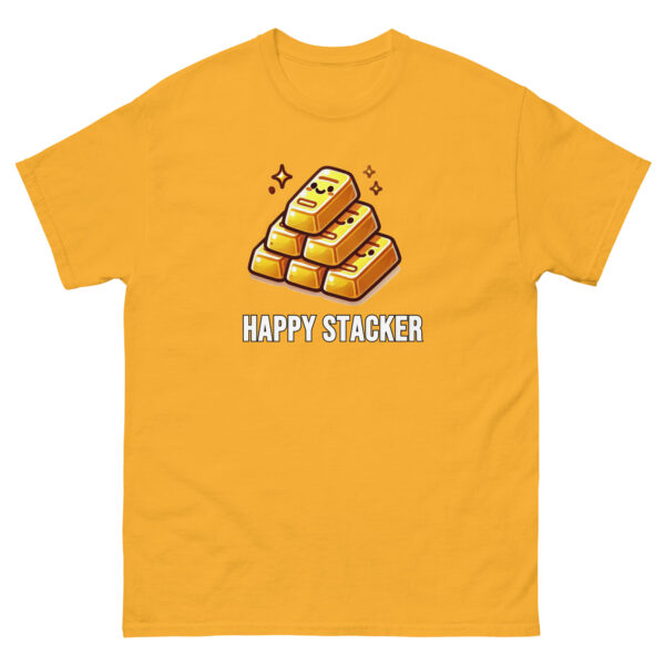 "Happy Stacker" Price Point T-Shirt - Image 5