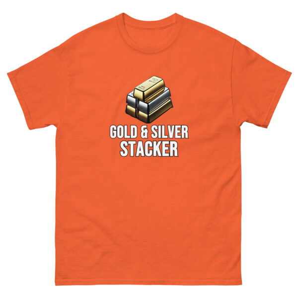 "Gold Silver Stacker" Price Point T-Shirt - Image 9