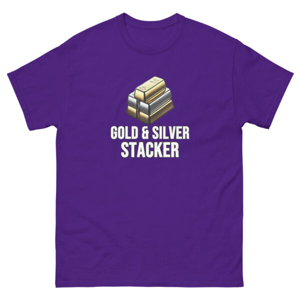 "Gold Silver Stacker" Price Point T-Shirt - Image 3