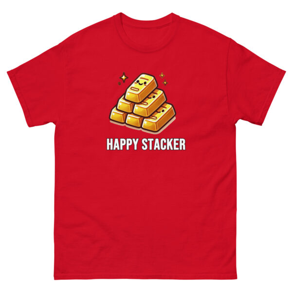 "Happy Stacker" Price Point T-Shirt - Image 15