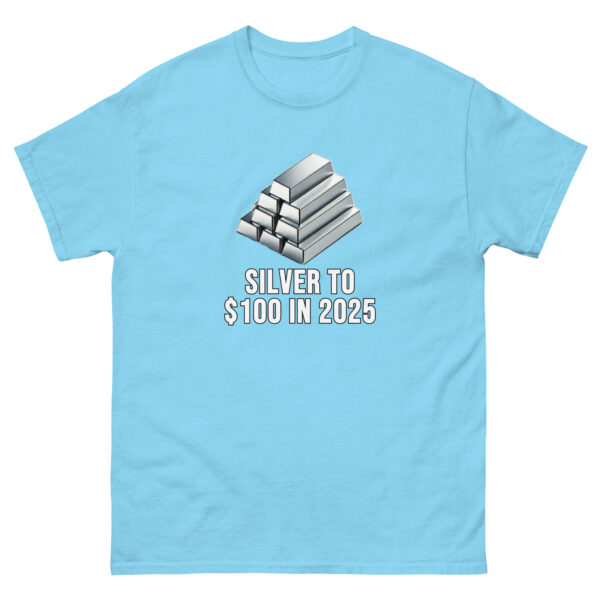 "Silver to $100 in 2025" Price Point T-Shirt - Image 14