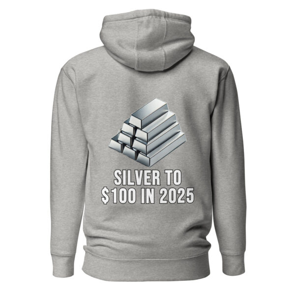 "Silver To $100 In 2025" Premium Hoodie - Image 7