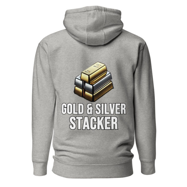 "Gold and Silver Stacker" Premium Hoodie - Image 7