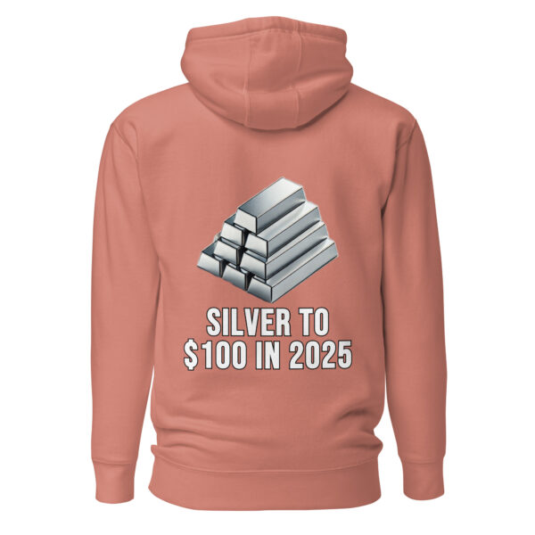 "Silver To $100 In 2025" Premium Hoodie - Image 6