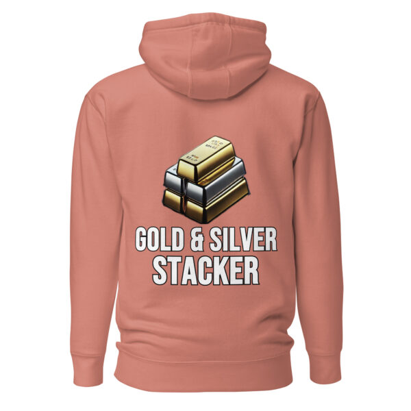 "Gold and Silver Stacker" Premium Hoodie - Image 6