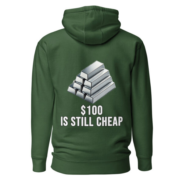 "$100 Is Still Cheap" Premium Hoodie - Image 4