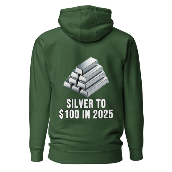 "Silver To $100 In 2025" Premium Hoodie - Image 4