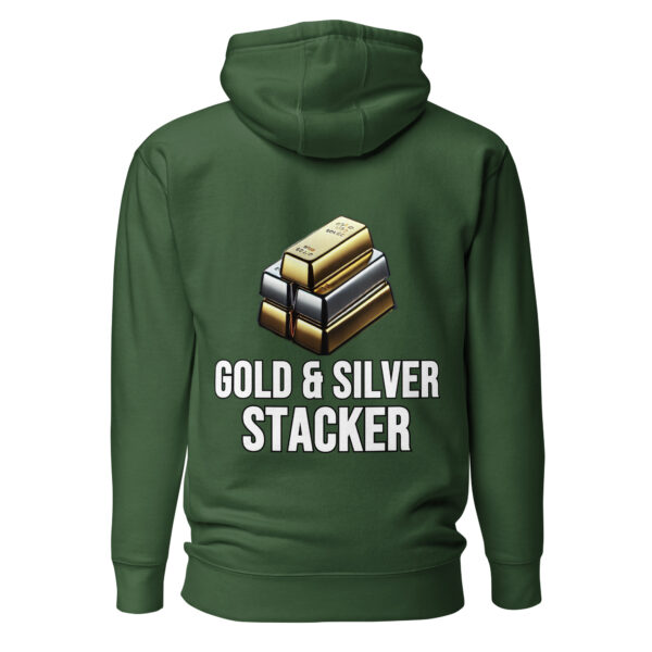 "Gold and Silver Stacker" Premium Hoodie - Image 4