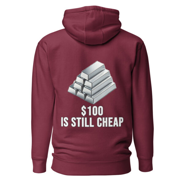 "$100 Is Still Cheap" Premium Hoodie - Image 2