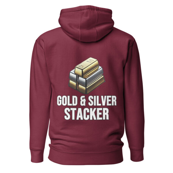 "Gold and Silver Stacker" Premium Hoodie - Image 2