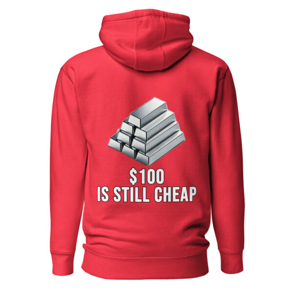 "$100 Is Still Cheap" Premium Hoodie - Image 5