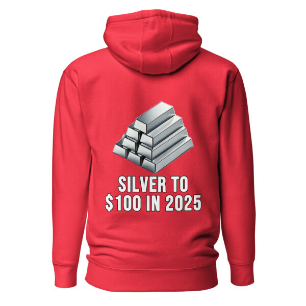 "Silver To $100 In 2025" Premium Hoodie - Image 5