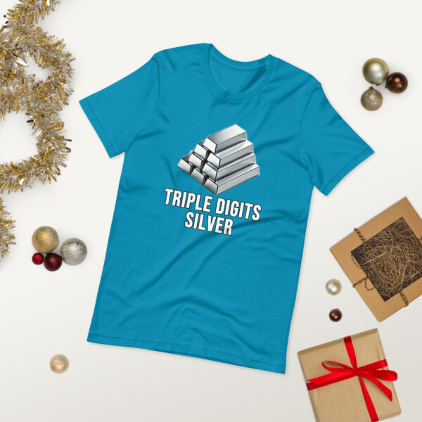 "Triple Digits Silver" Premium T-Shirt - Image 169