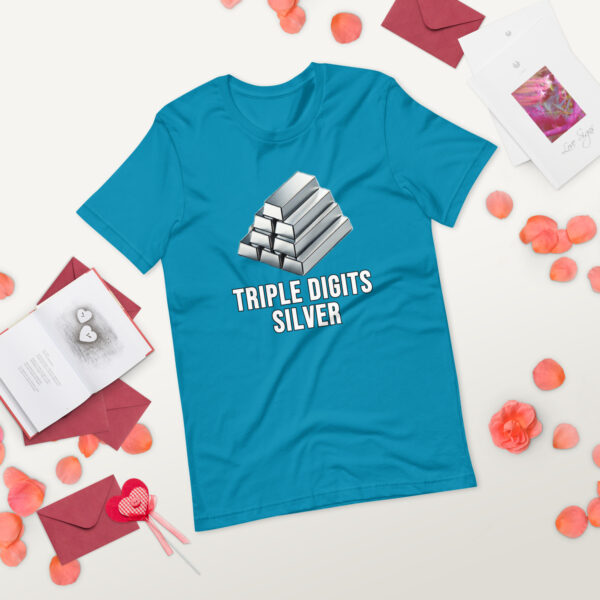 "Triple Digits Silver" Premium T-Shirt - Image 171