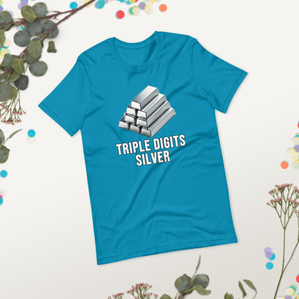 "Triple Digits Silver" Premium T-Shirt - Image 173