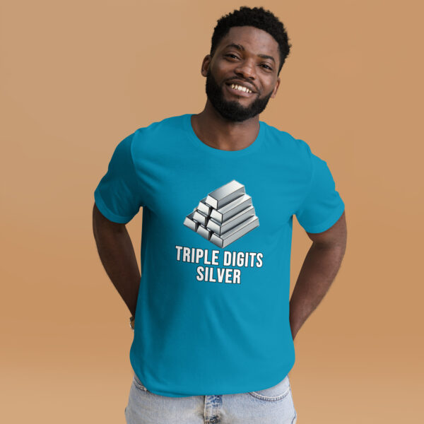 "Triple Digits Silver" Premium T-Shirt - Image 187