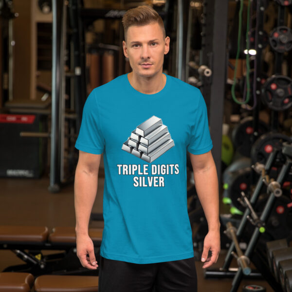 "Triple Digits Silver" Premium T-Shirt - Image 147