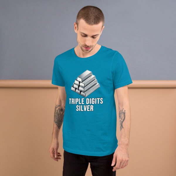 "Triple Digits Silver" Premium T-Shirt - Image 149