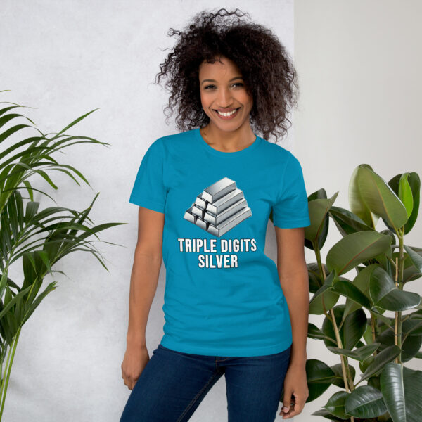 "Triple Digits Silver" Premium T-Shirt - Image 153