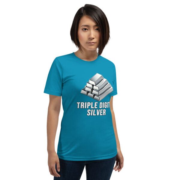 "Triple Digits Silver" Premium T-Shirt - Image 154