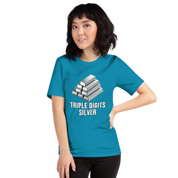 "Triple Digits Silver" Premium T-Shirt - Image 156