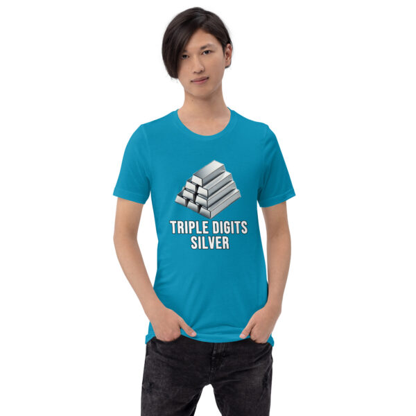 "Triple Digits Silver" Premium T-Shirt - Image 163