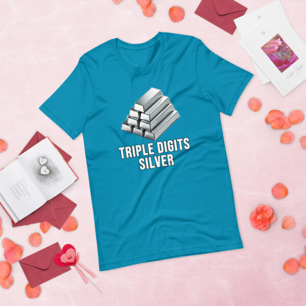 "Triple Digits Silver" Premium T-Shirt - Image 170