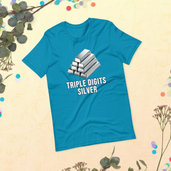 "Triple Digits Silver" Premium T-Shirt - Image 172