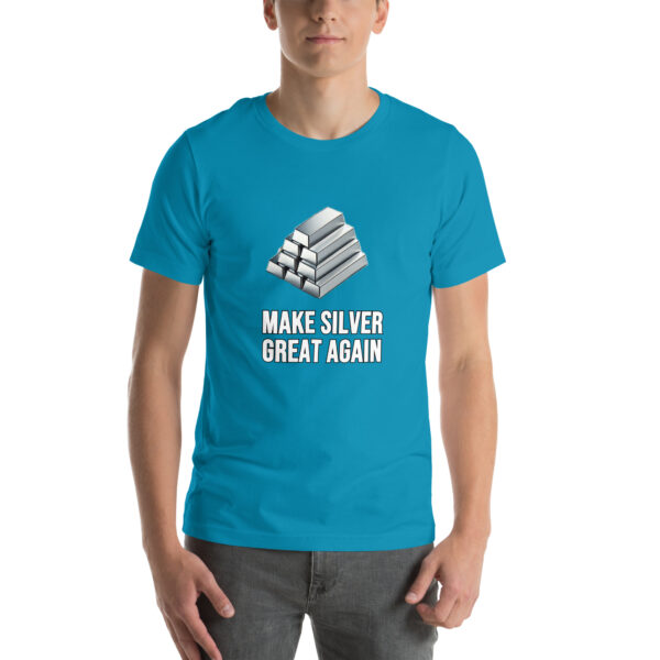 "Make Silver Great Again" Premium T-Shirt - Image 20