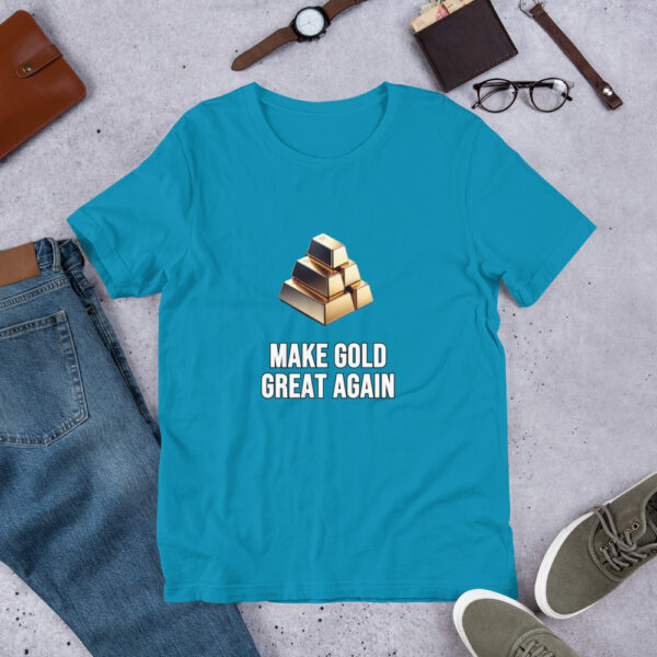 "Make Gold Great Again" Premium T-Shirt - Image 4