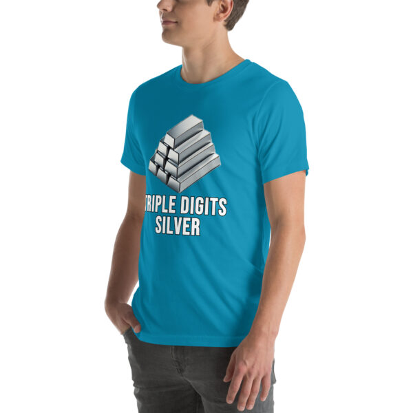 "Triple Digits Silver" Premium T-Shirt - Image 214