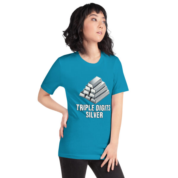 "Triple Digits Silver" Premium T-Shirt - Image 158