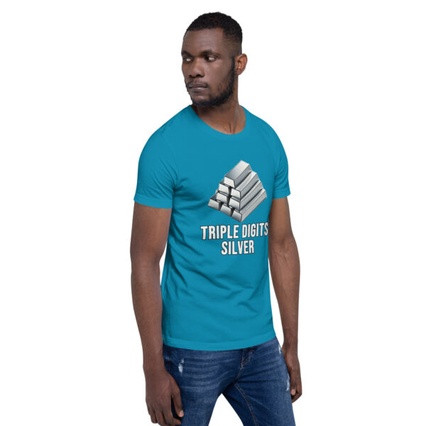 "Triple Digits Silver" Premium T-Shirt - Image 161