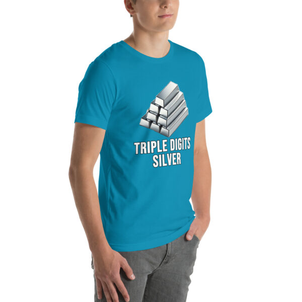 "Triple Digits Silver" Premium T-Shirt - Image 216