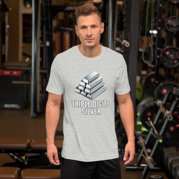 "Triple Digits Silver" Premium T-Shirt - Image 303