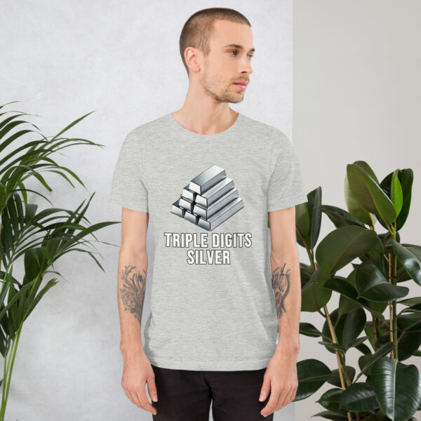 "Triple Digits Silver" Premium T-Shirt - Image 306