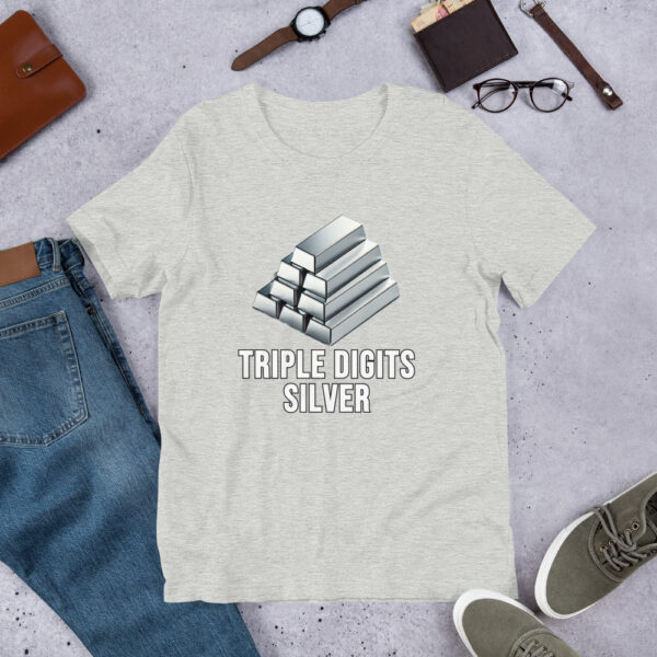 "Triple Digits Silver" Premium T-Shirt - Image 307