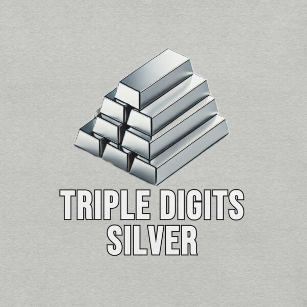 "Triple Digits Silver" Premium T-Shirt - Image 348