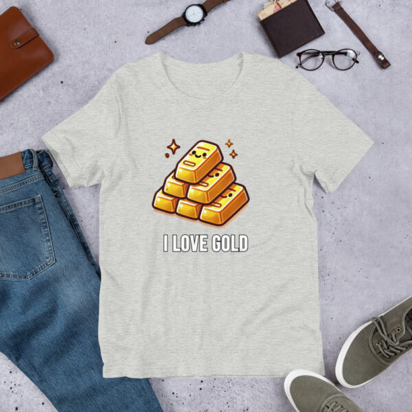 "I Love Gold" Premium T-Shirt - Image 6