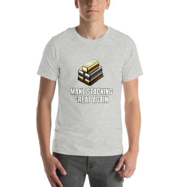 "Make Stacking Great Again" Premium T-Shirt - Image 7