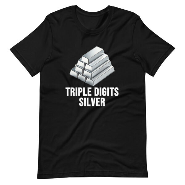 "Triple Digits Silver" Premium T-Shirt - Image 2