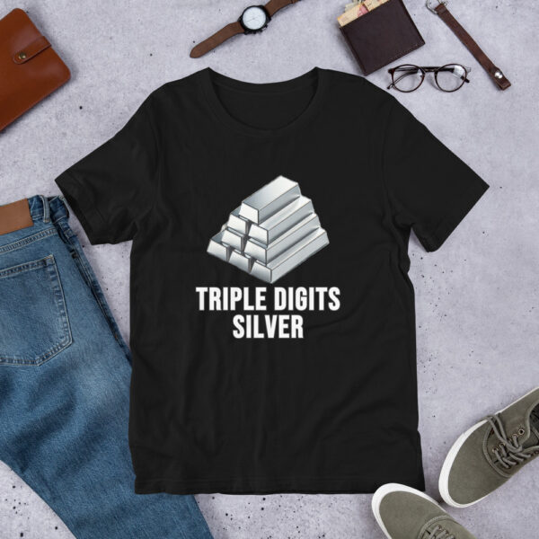 "Triple Digits Silver" Premium T-Shirt