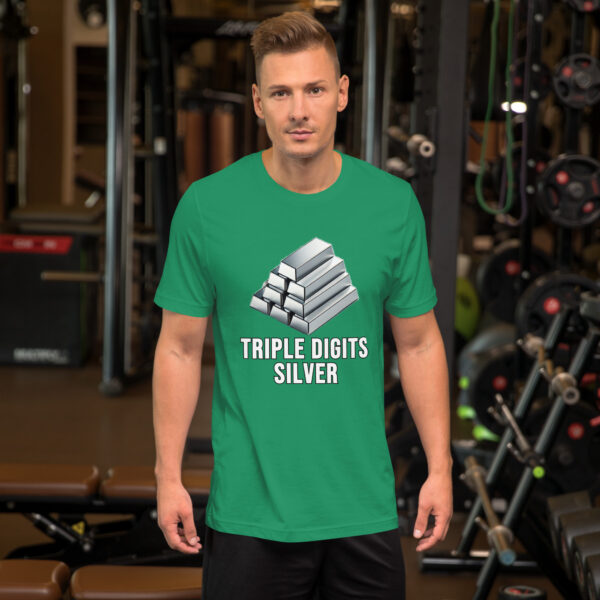 "Triple Digits Silver" Premium T-Shirt - Image 225